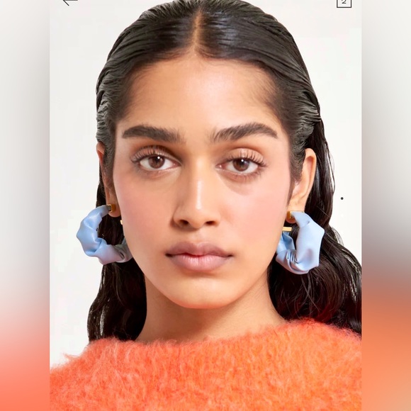 🌺🎉HP🎉🌺 NWT Cult Gaia Sanura Earrings Ice Blue - Picture 9 of 16